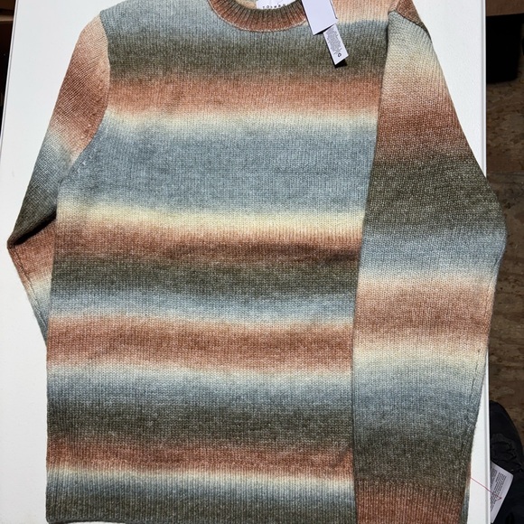 BNWT Topman Fluffy Ombré Sweater - Picture 2 of 7